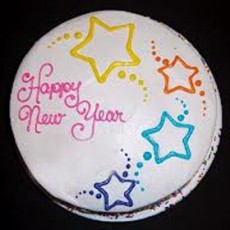 Lovely New Year Butter Scotch Cake - 1kg